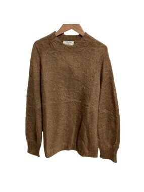Max Mara S Mohair Knit Sweater S Brown